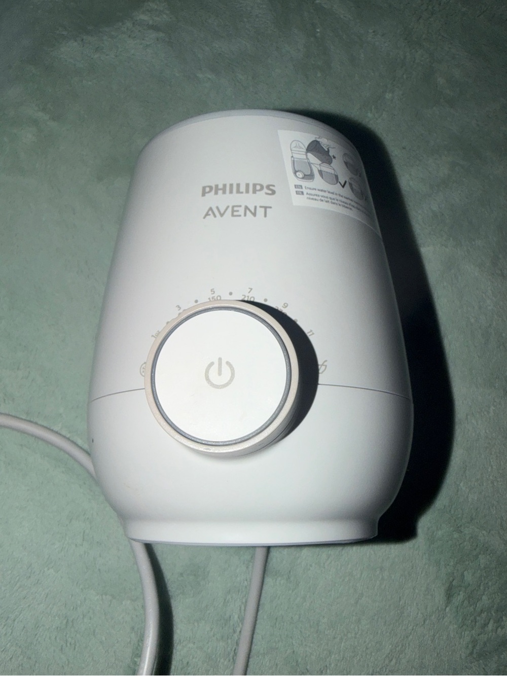 Philips White and Silver Baby Bottle Warmer